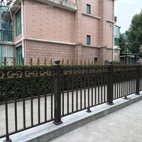 Panneaux de clôture en aluminium à effet bois, système de clôture écologique, barrière de jardin extérieure, écran imperméable
