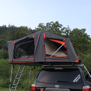 Tente de toit en aluminium pour 4 personnes, 2 pièces, grand espace, <span class=keywords><strong>Camping</strong></span>, voiture, coque dure, <span class=keywords><strong>2023</strong></span> - Product Image 1