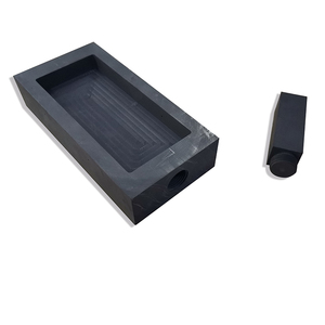 Stampo lingotti di grafite ad alta purezza per stampo in argento grafite con manico - Product Image 1
