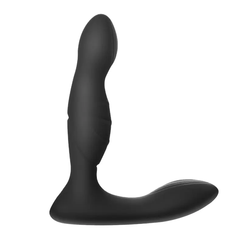 Soft silicone material prostate massager male physiotherapy vestibule small size anal wear remote control type massager