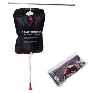 Douche de camping 20L, sac de stockage d'eau portable à énergie solaire pour le camping - Product Image 4