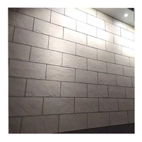 RCL Usine En Gros MCM Matériel Mince et Léger Pierre Douce Face Briques Carreaux pour Mur Extérieur