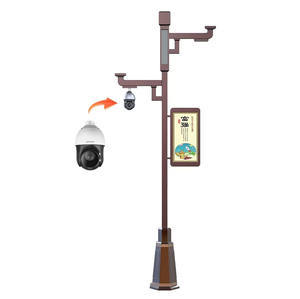 Smart Pole 5g Wifi <span class=keywords><strong>Cctv</strong></span> Light Street Poteau d'éclairage multifonctionnel intelligent avec écran LED dans les villes intelligentes - Product Image 1