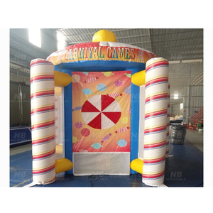 Custom Outdoor PVC <b>Inflatable</b> 4-in-1 Game Booth With & Portable Design 3-Year Warranty for Events <b>Inflatable</b> Game for E - Product Image 1
