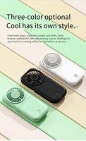 Kipas Leher Gantung Outdoor Murah, Kipas Olahraga Outdoor Isi Ulang, Kipas Leher Mini Portabel Bertenaga Baterai