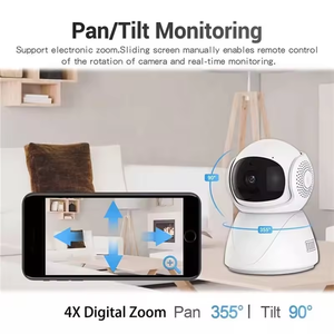 كاميرا مراقبة داخلية لاسلكية صغيرة تعمل بتقنية Wifi PTZ - Product Image 3