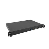Serveur de routeur en rack 1U 3865u avec 6LAN intel 8257L Linux Ubuntu MikroTik ROS Mini PC industriel PFsense Firewall & VPN