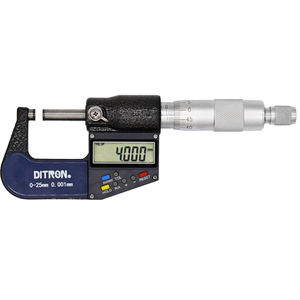 अंक माइक्रोमीटर 0-25- 25-50-75-<span class=keywords><strong>100</strong></span> मिमी 0.001 मिमी/0.0005 "कैलिपर डिट्रॉन डिजिटल माइक्रोमीटर स्क्रू मोटाई गेज - Product Image 2
