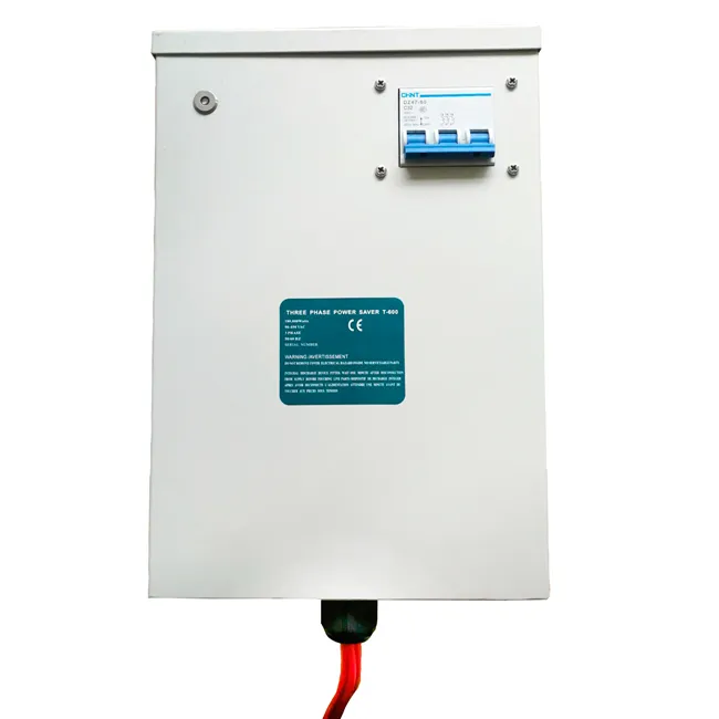 Hoge Kwaliteit 3 Fase Stroombesparing Apparaat Elektrische Spaarder Energie Elektrische Stroom Reductor Gebouwd In Stroomonderbreker T600cb