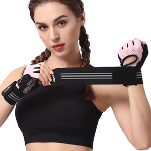Boton Fitness Gloves <b>Half</b> Finger Breathable Non <b>Slip</b> Weight Lifting Exercise Equipment Workout Support Palm Protection - Product Image 1