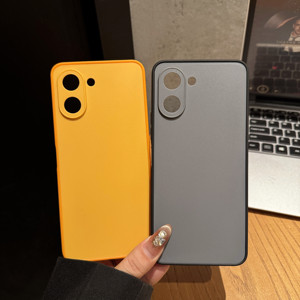 เคสกันกระแทกแบบไฮบริด TPU PC สีพื้น 6 สี ลายวิวเมือง ไม่มีขอบ สำหรับ Realme GT 7 Pro 13 Pro Plus Note 60 ผิวสัมผัสนุ่มแบบด้าน - Product Image 4