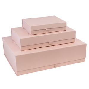 Custom Size Rose Gold Luxury Magnetic <b>Gift</b> Package Paper <b>Hamper</b> <b>Box</b> with Magnetic Catch - Product Image 1