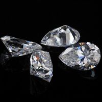 Pierre précieuse CZ de grande taille 7x10 8x10 8x12 9x11 10x12 10x14 12x16 mm avec moissanite de haute qualité en forme de poire