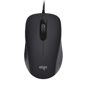 Aigo Q816 Wired Usb Optical <b>Mouse</b> Right Hand Ergonomic 3 Buttons - Product Image 3