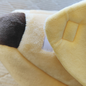 Cute Banana Winter Pet Nest <strong>Cat</strong> Bed House <strong>Warmth</strong> Cover Half-closed Deep Soft <strong>Cat</strong> Cuddle Bed - Product Image 6