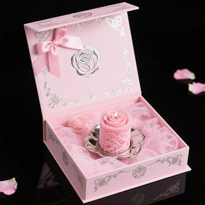 Caja de velas aromáticas de papel reciclado con bajo contenido de carbono, certificado ISO9001, embalaje respetuoso con el medio ambiente personalizable de fábrica - Product Image 4