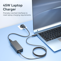 Alimentation électrique compacte de remplacement pour ordinateur portable Toshiba, 45W 19V 2.37A 5.5*2.5mm, vente en gros