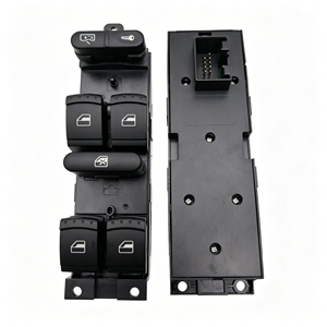 Interruttore Alzacristallo Elettrico Anteriore Sinistro Lato Guida 1J4959857C per VW Golf MK4 Jetta Bora Passat B5 - Product Image 6