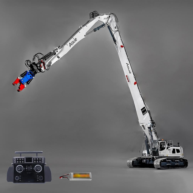 LESU 1/14 Scale RC Metal Hydraulic Demolition Excavator LR960 RTR Digger Model