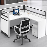 Postes de travail de bureau commerciaux au design moderne et luxueux Diviseurs et cloisons de bureau haut de gamme