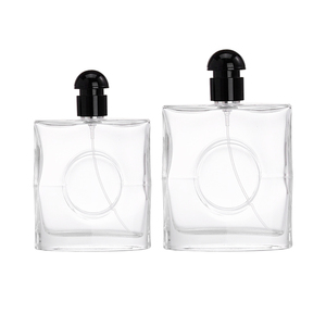 Flacone di Profumo Quadrato in Vetro Nero, Confezione per Fragranze 20ml 50ml 100ml, Bottiglie Vuote di Lusso per Colonia da Uomo con Tappo - Product Image 6