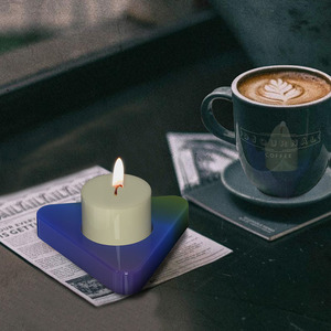 Moule <span class=keywords><strong>en</strong></span> silicone réutilisable YS, écologique, pour pendentif triangulaire, artisanat de bijoux, plaque d'aromathérapie, pour la fabrication de bougeoirs personnalisés - Product Image 6