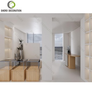 Mostradores de Exhibición y Vitrinas de Pared para Tiendas de Maquillaje con Logotipo Personalizado, Diseño Interior Elegante para Perfumerías y Cosméticos - Product Image 4