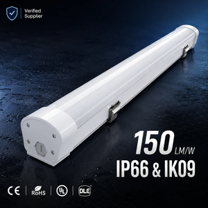 ไฟ LED แบบกันน้ำ IP67 ขนาด 4 ฟุต เชื่อมต่อได้ 4 ดวง กำลังไฟ 40 วัตต์ สำหรับโรงงาน โกดัง โรงรถ รับประกัน 5 ปี - Product Image 1