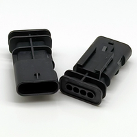 1-1564559-1 Connecteurs automobiles étanches 4P à contact nickelé, boîtier PBT GF30, IP67, en stock