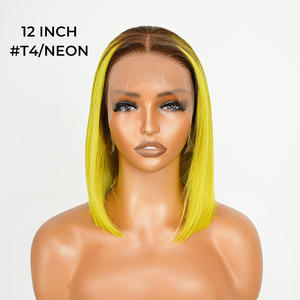 Vente en gros de <span class=keywords><strong>perruque</strong></span> droite pour ombre # T1B/<span class=keywords><strong>rose</strong></span> # T1B/néon, vendeurs de cheveux humains birmans bruts et vierges - Product Image 3