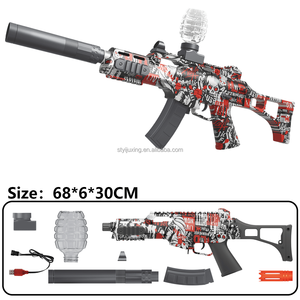 Pistola de Juguete Eléctrica de Bolas de Gel <span class=keywords><strong>G36</strong></span> Graffiti, 68 cm, Material ABS, Modo Dual (Automático/Manual), Segura para Jugar al Aire Libre, Juguete Divertido - Product Image 3