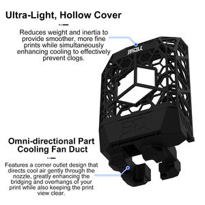 BIGTREETECH Panda Jetpack Bambulab Upgrade - Pièces d'imprimante 3D en nylon léger, durable et résistant à la chaleur - Nouveau Bambulab P1 X1 - Product Image 3