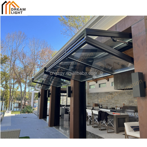Noir Long Hydraulique Bifold Ram Porte De <span class=keywords><strong>Garage</strong></span> En Alliage D'aluminium Automatique Flip-Up Mécanisme Fenêtre Pliante pour Patio Entrepôt - Product Image 6