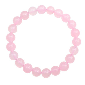 Pink Quartz <b>Bracelet</b> 8mm Round Beads Women's Gift Jewelry Crystal Handmade <b>Bracelet</b> - Product Image 5