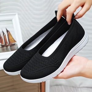 Chaussures pour femmes avec bouche peu profonde fond plat couvre-chaussures de maman décontracté et confortable pieds pas fatigants chaussures pour femmes 2025 - Product Image 2