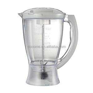 Vente flash : Pot en plastique de 1,5 L pour blender, pichet avec lame et <span class=keywords><strong>couvercle</strong></span>, pièces de rechange pour les centrifugeuses <span class=keywords><strong>Moulinex</strong></span> - Product Image 1