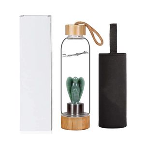 Bouteille d'<span class=keywords><strong>eau</strong></span> chaude infusée Ange en cristal Bouteilles en cristal de quartz de guérison pour l'<span class=keywords><strong>eau</strong></span> potable - Product Image 6
