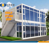 Maison préfabriquée modulaire portable en acier, conteneur plat, bureau, appartement, garage, stockage, pliable, écologique, design moderne