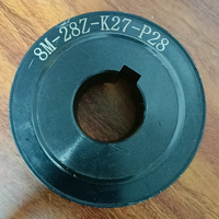 Poulie de distribution sur mesure en acier au carbone C45 usinée CNC, traitement de surface par noircissement/phosphatage, OEM/ODM pour charges lourdes