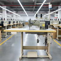 Machine à coudre industrielle robuste à entraînement direct par ordinateur, double aiguille, adaptée aux tissus épais et aux canapés en cuir RN-4420D1