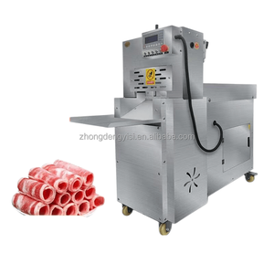 เครื่องตัดเนื้อแช่แข็งแบบอัตโนมัติเต็มรูปแบบ 2 ลูกกลิ้ง CNC เครื่องตัดเนื้อวัว เนื้อแกะ เครื่องตัดเบคอนอุตสาหกรรม - Product Image 1