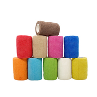 Bandage cohésif non tissé imperméable Bandage cohésif auto-adhésif médical pour cheval