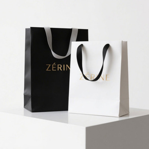Sacs en papier kraft recyclables écologiques de haute qualité imprimés sur mesure nouveau design excellent vente en gros joli - Product Image 1