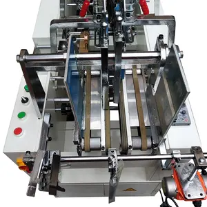 ZH-500 цифровая печать подходящая машина для склеивания папок прямая линия заводская цена клеевая машина картон