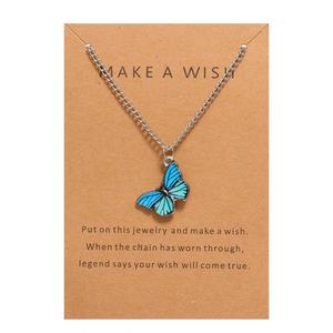 Offre Spéciale Bohême Style Plaqué Or Alliage Lien Chaîne Collier Élégant Papillon Clavicule Chaîne pour Dame - Product Image 5