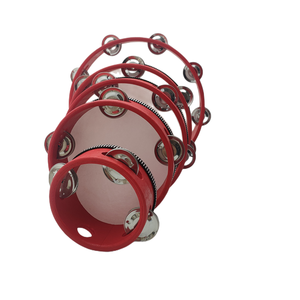 Tambourin à main pour enfants de 8 pouces, instrument de percussion en métal et bois avec grelots, idéal pour les fêtes et le karaoké, certifié CE EN71, modèle <span class=keywords><strong>Tam</strong></span>-gu-1 - Product Image 3