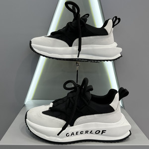 <span class=keywords><strong>Scarpe</strong></span> Sportive Casual di Tendenza, Comode Sneakers per Tutte le Stagioni, in Vera Pelle, Leggere, con Suola Rialzata e Traspiranti - Product Image 3