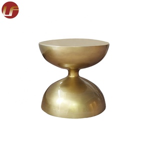 <strong>White</strong> Modern and Retro Style Nightstand <strong>Bedside</strong> <strong>Table</strong> <strong>Round</strong> Shape Wood Metal Customized Furniture Night <strong>Table</strong> - Product Image 6