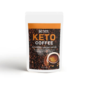 Poudre de café instantané Keto à marque privée pour adultes - Améliore l'immunité et soutient la santé digestive, dose de 5g - Product Image 1