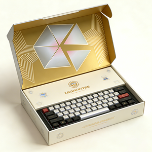 Caja Personalizada GoTop para Teclado Mecánico con Estampado en Lámina Dorada, UV Selectivo, Laminado Mate y Forro <span class=keywords><strong>de</strong></span> EVA <span class=keywords><strong>de</strong></span> Precisión - Product Image 2